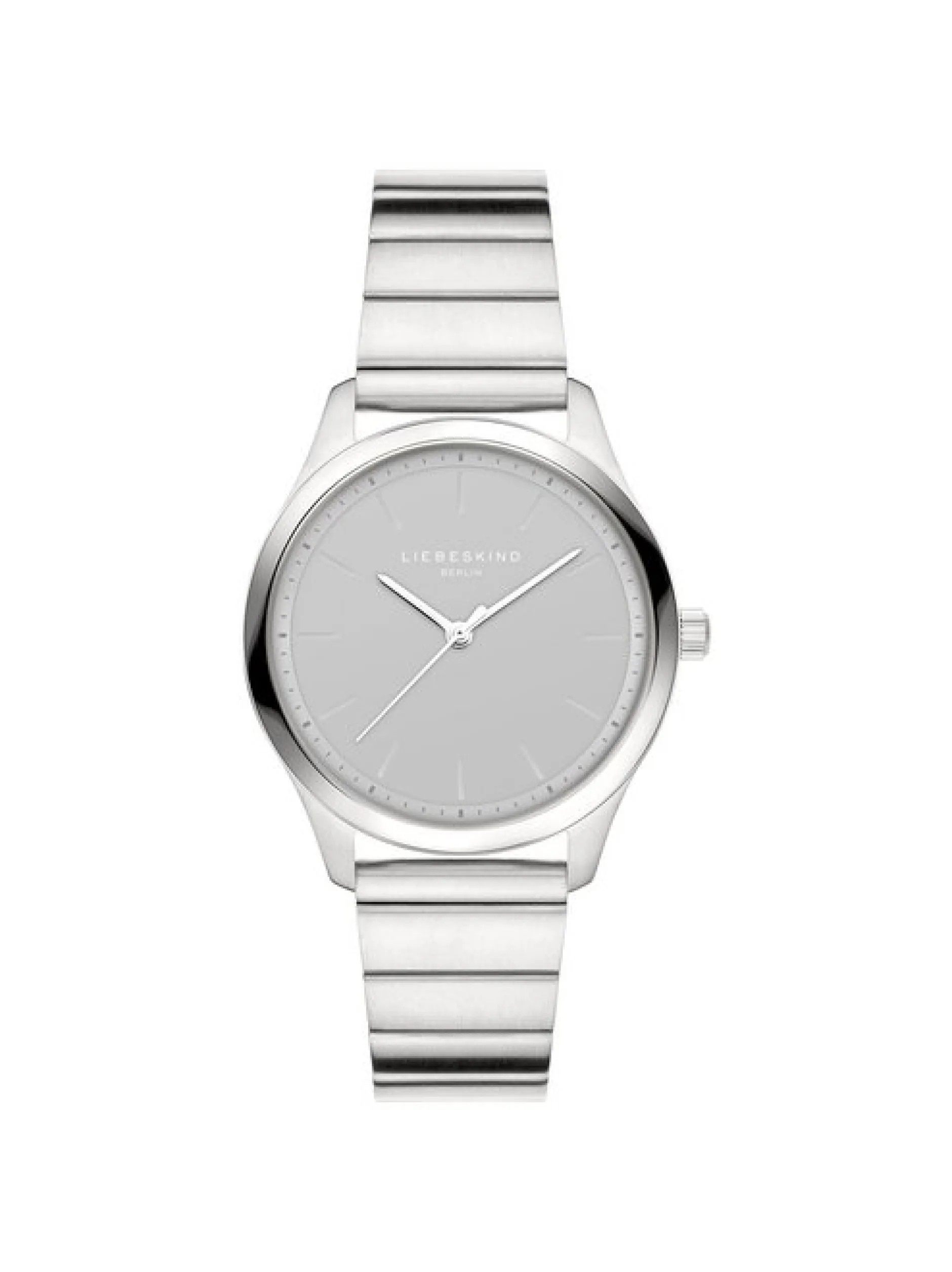 Liebeskind Berlin Damen Armbanduhr - The Round Staple in silber