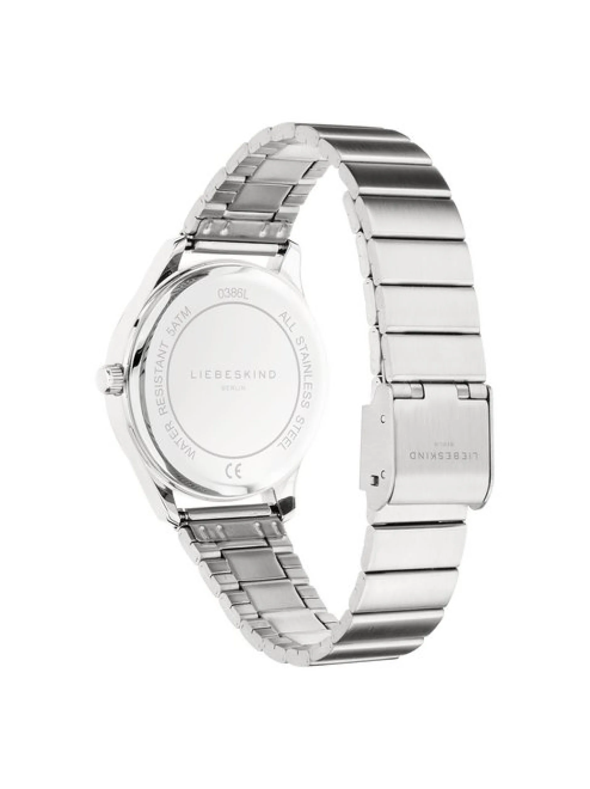 Liebeskind Berlin Damen Armbanduhr - The Round Staple in silber