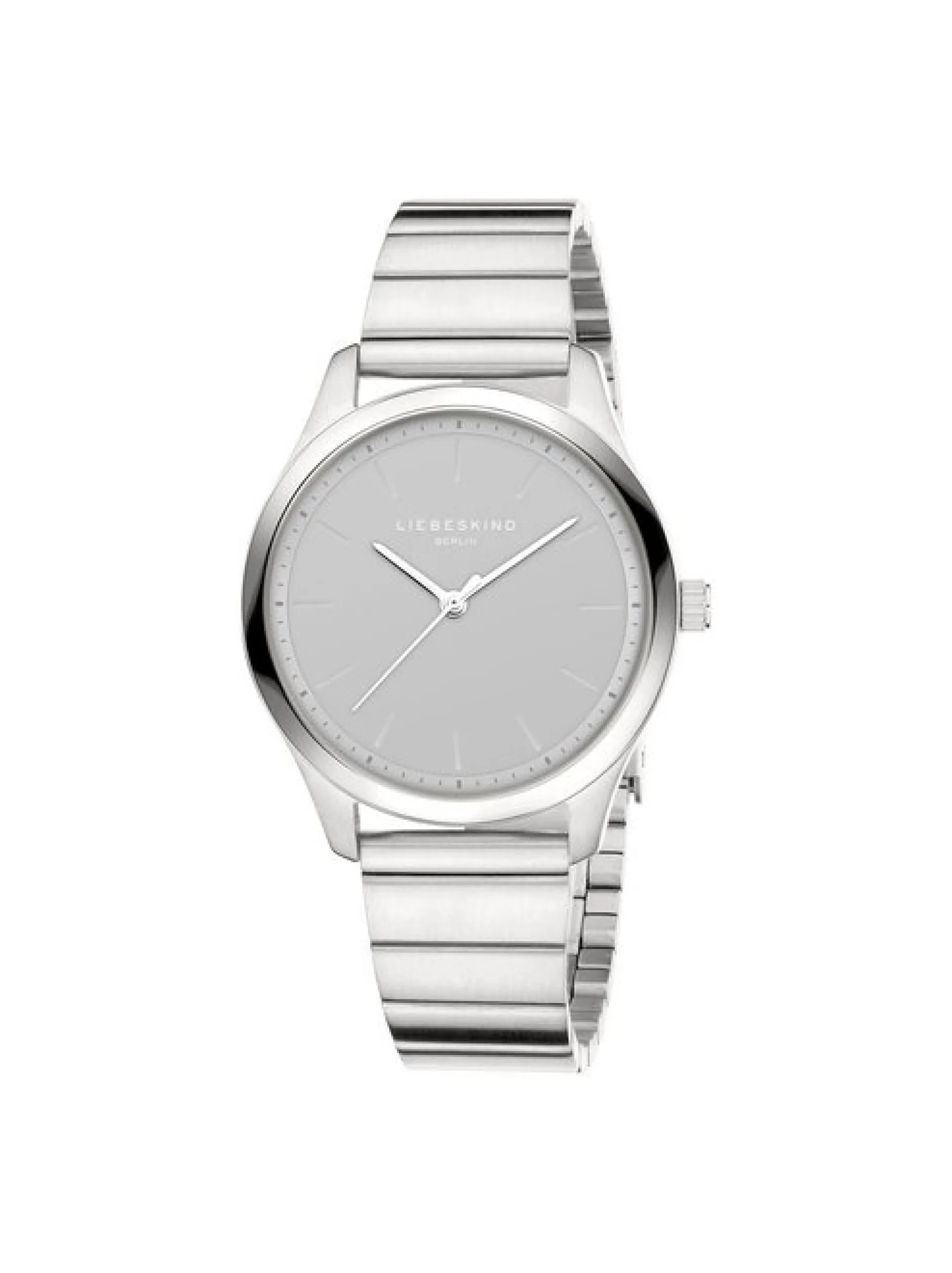 Liebeskind Berlin Damen Armbanduhr - The Round Staple in silber