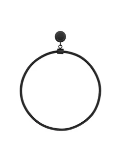 Liebeskind Berlin Damen Creolen - The Basic Big in schwarz