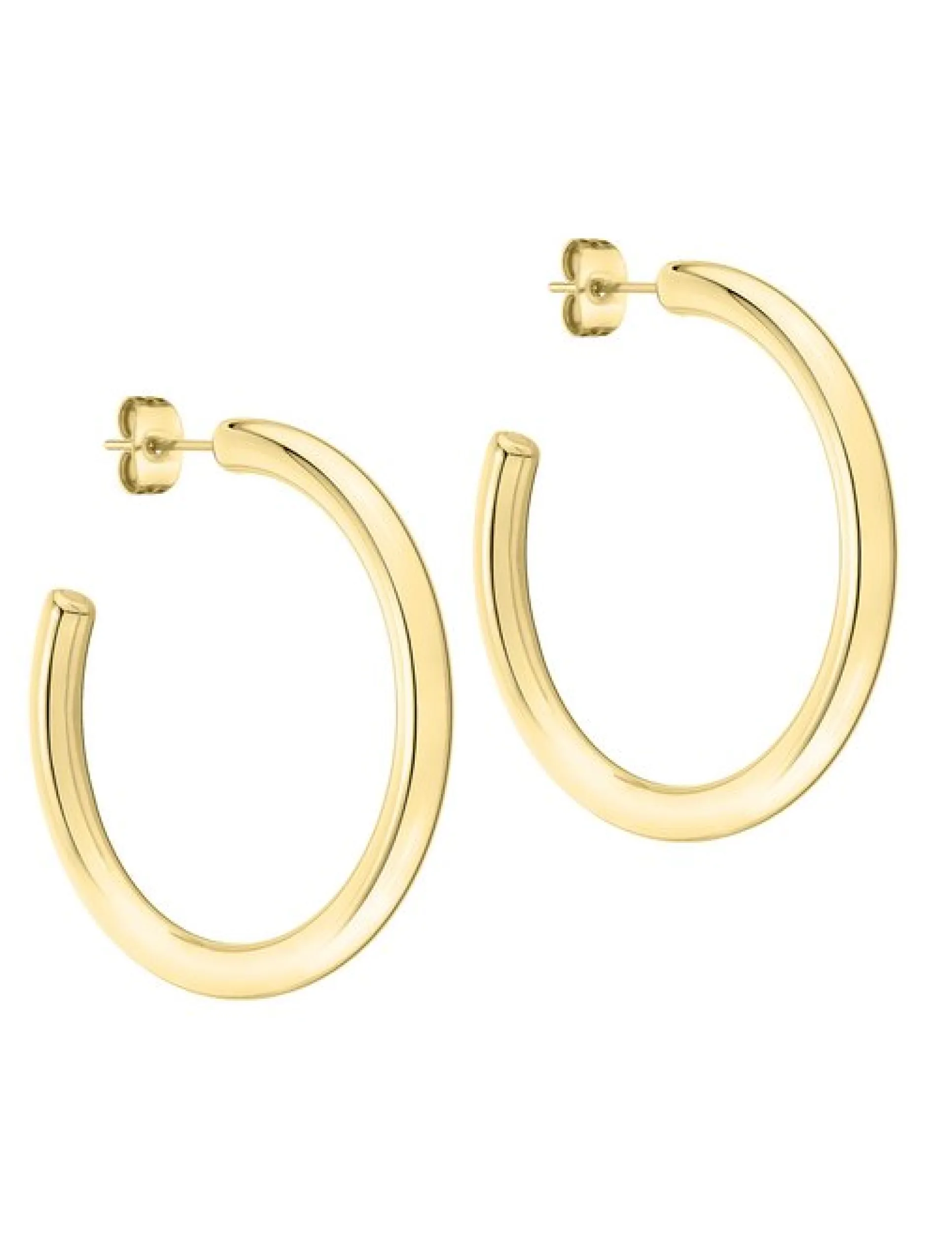 Liebeskind Berlin Damen Creolen - The Bold Basic in gold