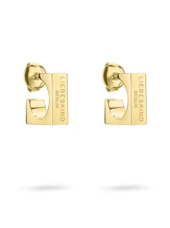 Liebeskind Berlin Damen Creolen - Urban Chic in gold