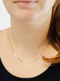 Liebeskind Berlin Damen Halskette - The Long Sleek in gold
