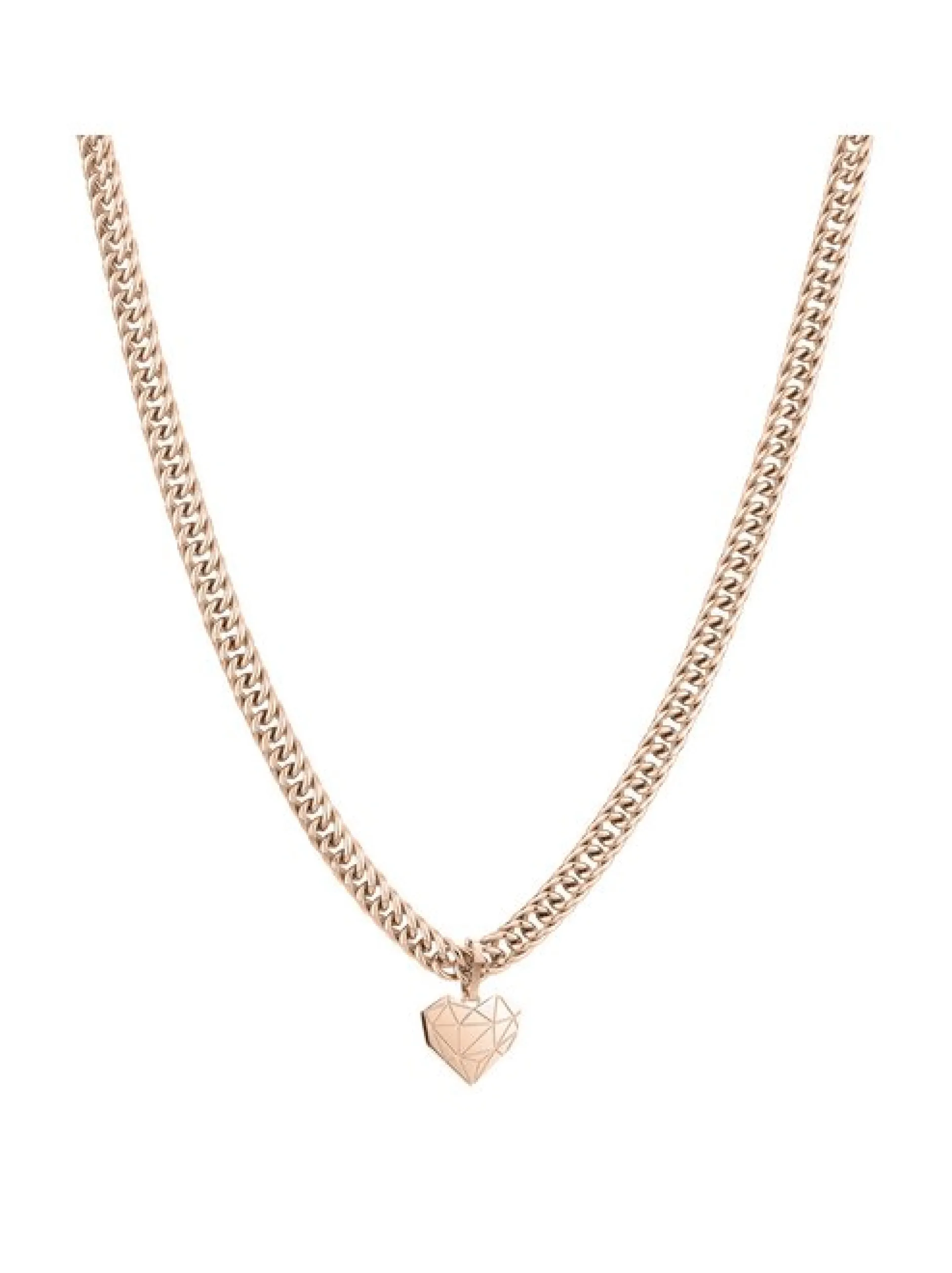 Liebeskind Berlin Damen Halskette - Broken Heart Chunky in roségold