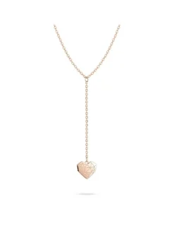 Liebeskind Berlin Damen Halskette - Broken Heart in roségold