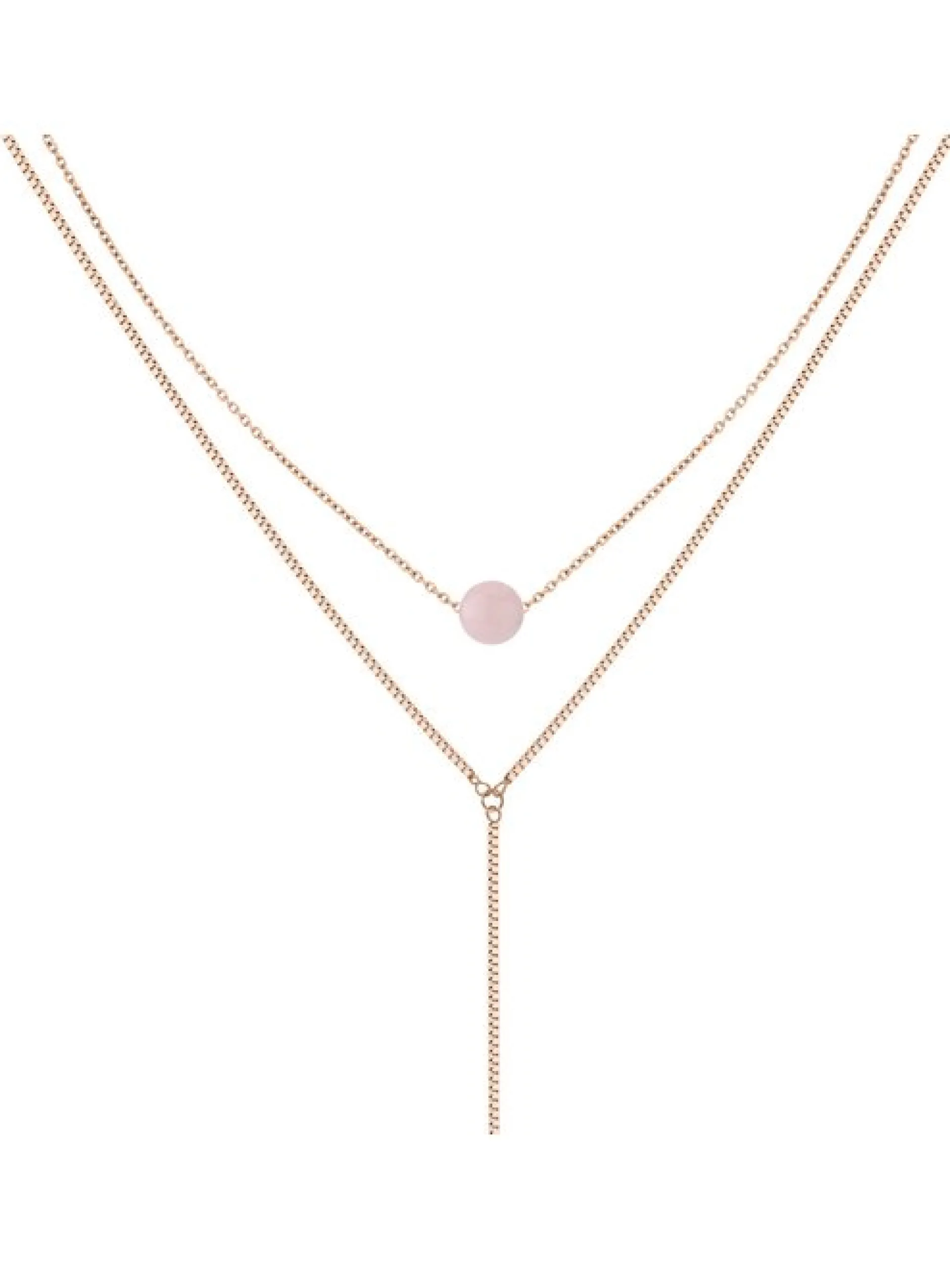 Liebeskind Berlin Damen Halskette - Chain Bead Mix in roségold