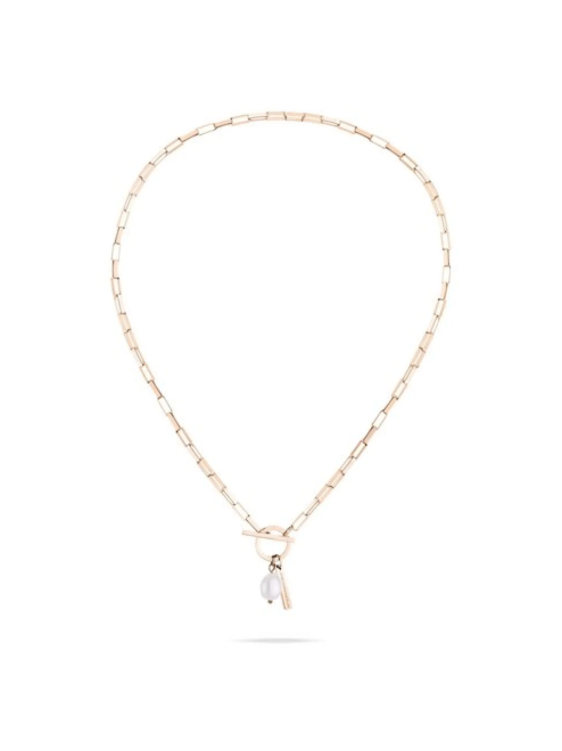 Liebeskind Berlin Damen Halskette - Modern Pearl in roségold