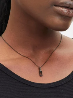 Liebeskind Berlin Damen Halskette - The Festive Mini Link Sparkle in schwarz