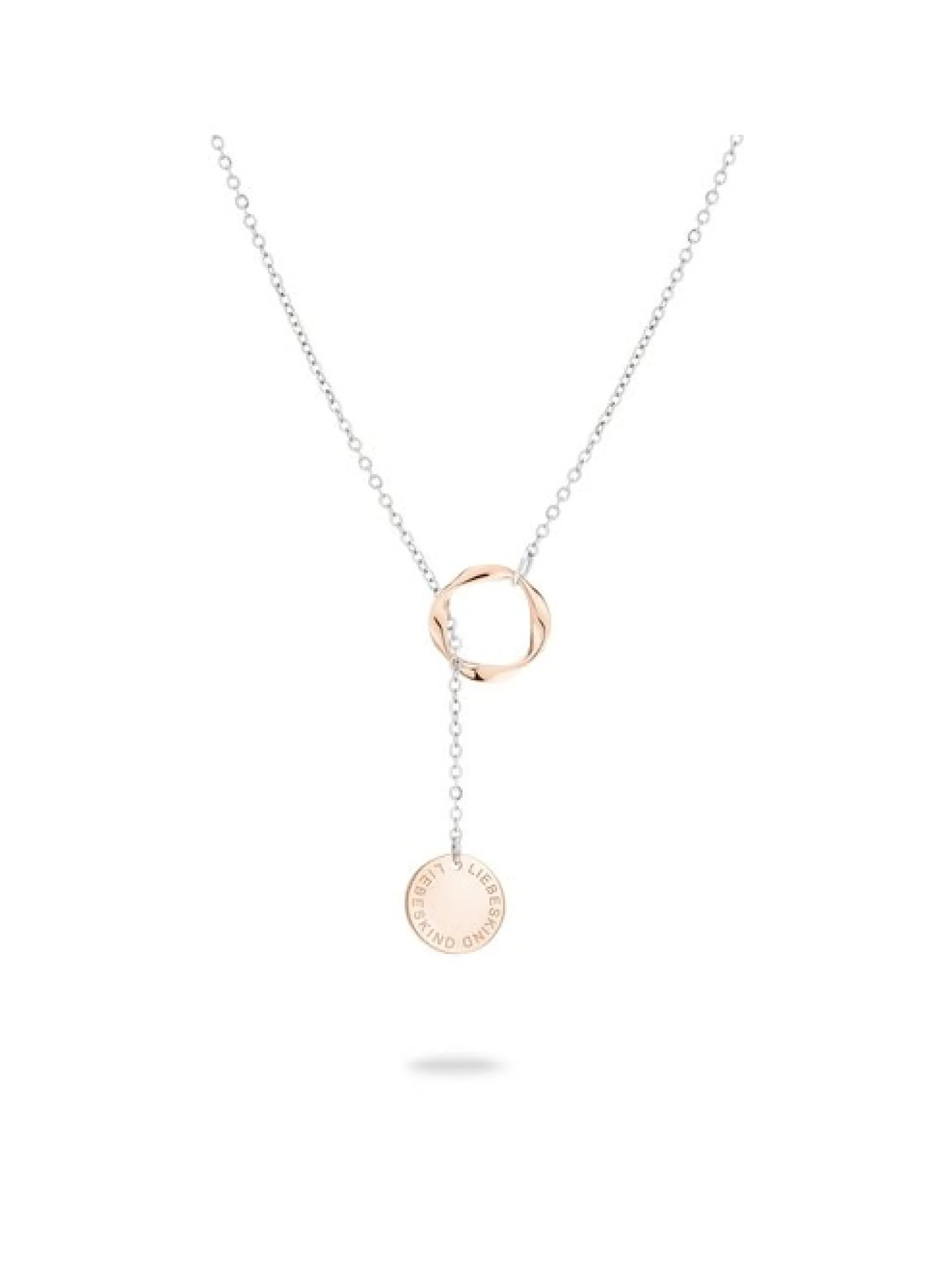 Liebeskind Berlin Damen Halskette - The Organic Twist in mehrfarbig