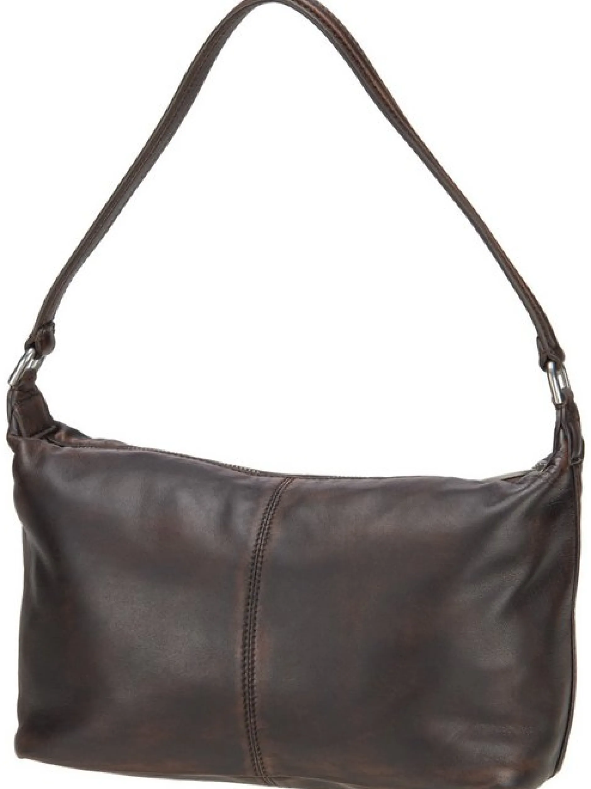 Liebeskind Berlin Damen Handtasche - Andrea Hobo S Lamp Snowcem in braun