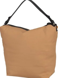 Liebeskind Berlin Damen Handtasche - Clea Hobo L Canvas in beige