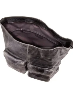 Liebeskind Berlin Damen Handtasche - LK 204 Archive Lack M in grau
