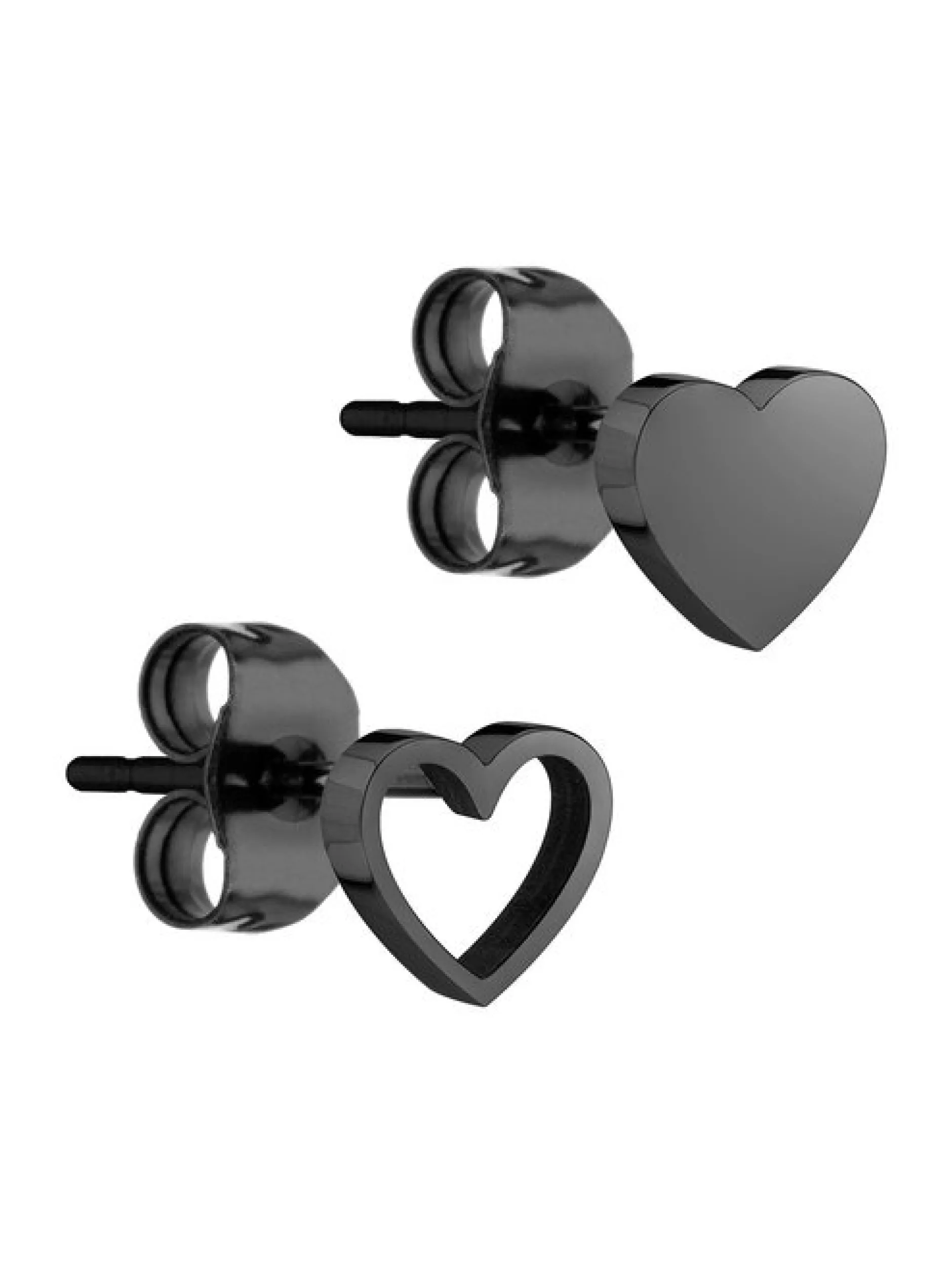 Liebeskind Berlin Damen Ohrstecker - In Liebe in schwarz