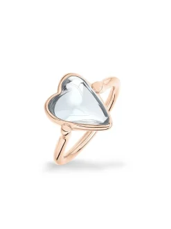 Liebeskind Berlin Damen Ring - Glass Heart in roségold