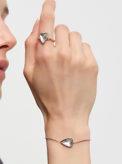 Liebeskind Berlin Damen Ring - Glass Heart in roségold