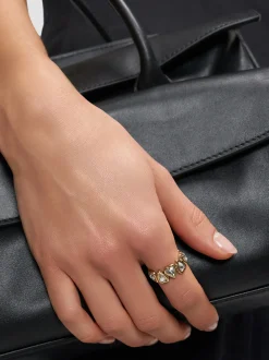 Liebeskind Berlin Damen Ring - Glass Heart in silber