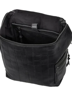 Liebeskind Berlin Damen Rucksack - Hera Monogramm in schwarz