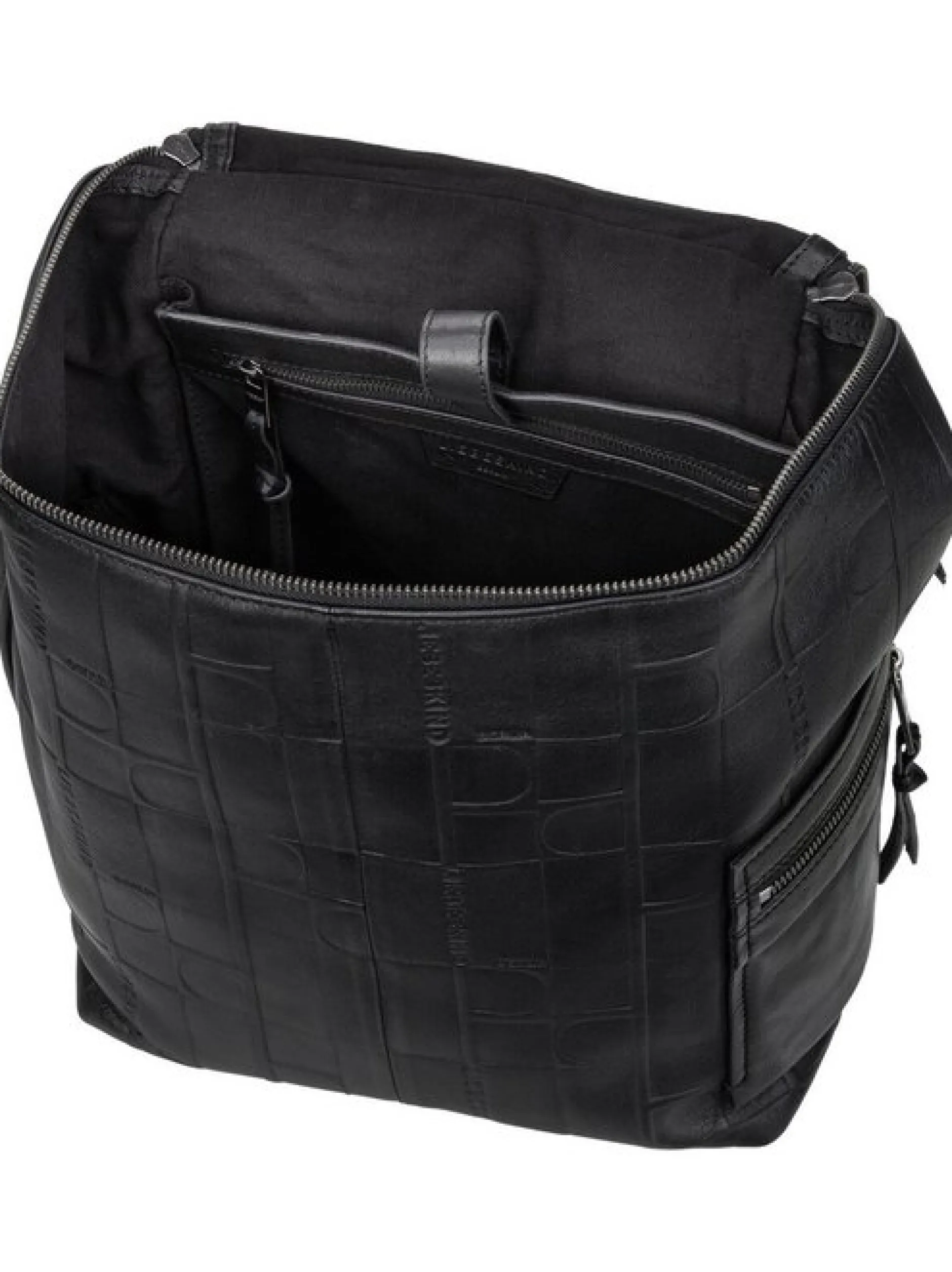 Liebeskind Berlin Damen Rucksack - Hera Monogramm in schwarz