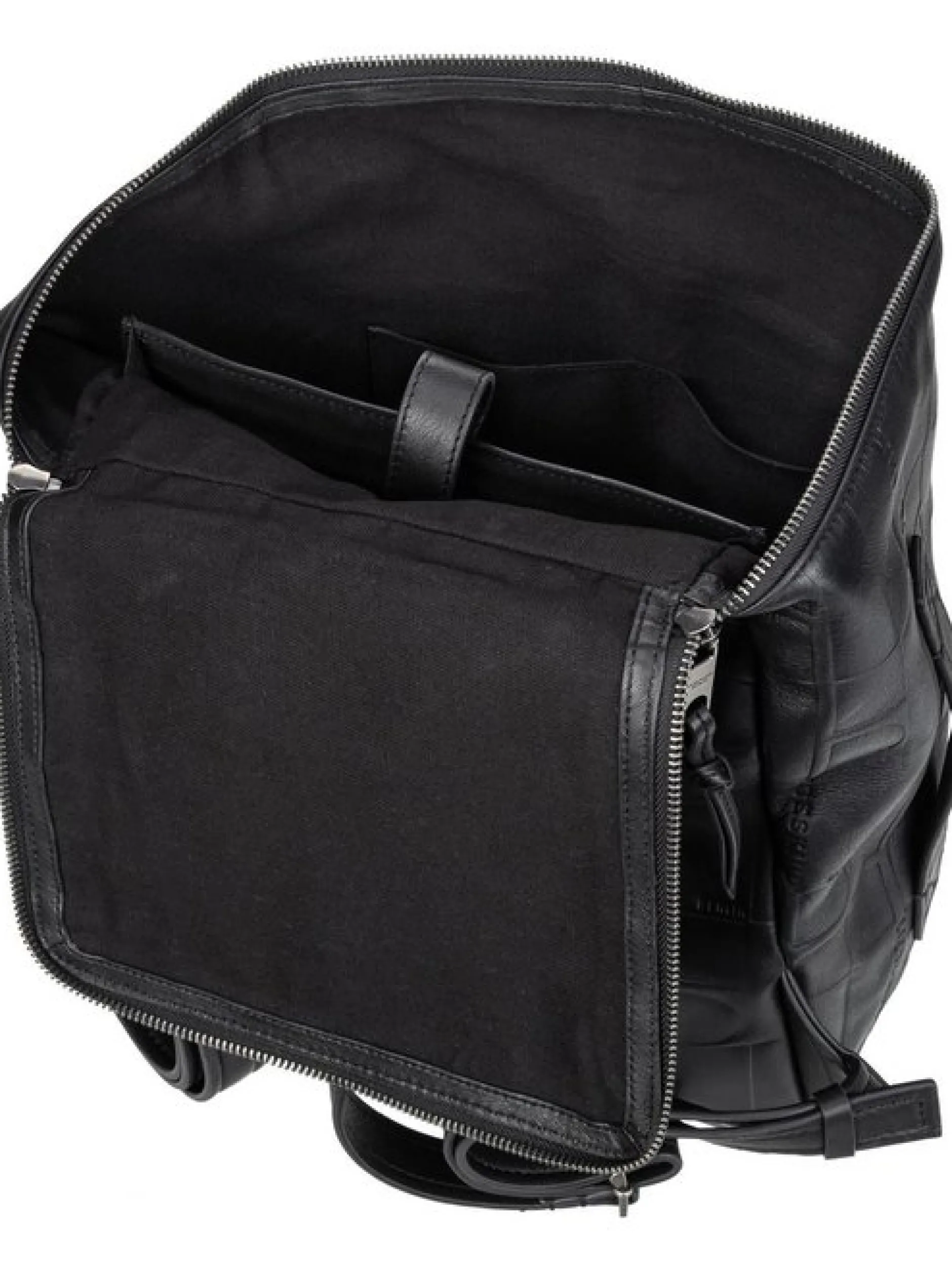 Liebeskind Berlin Damen Rucksack - Hera Monogramm in schwarz