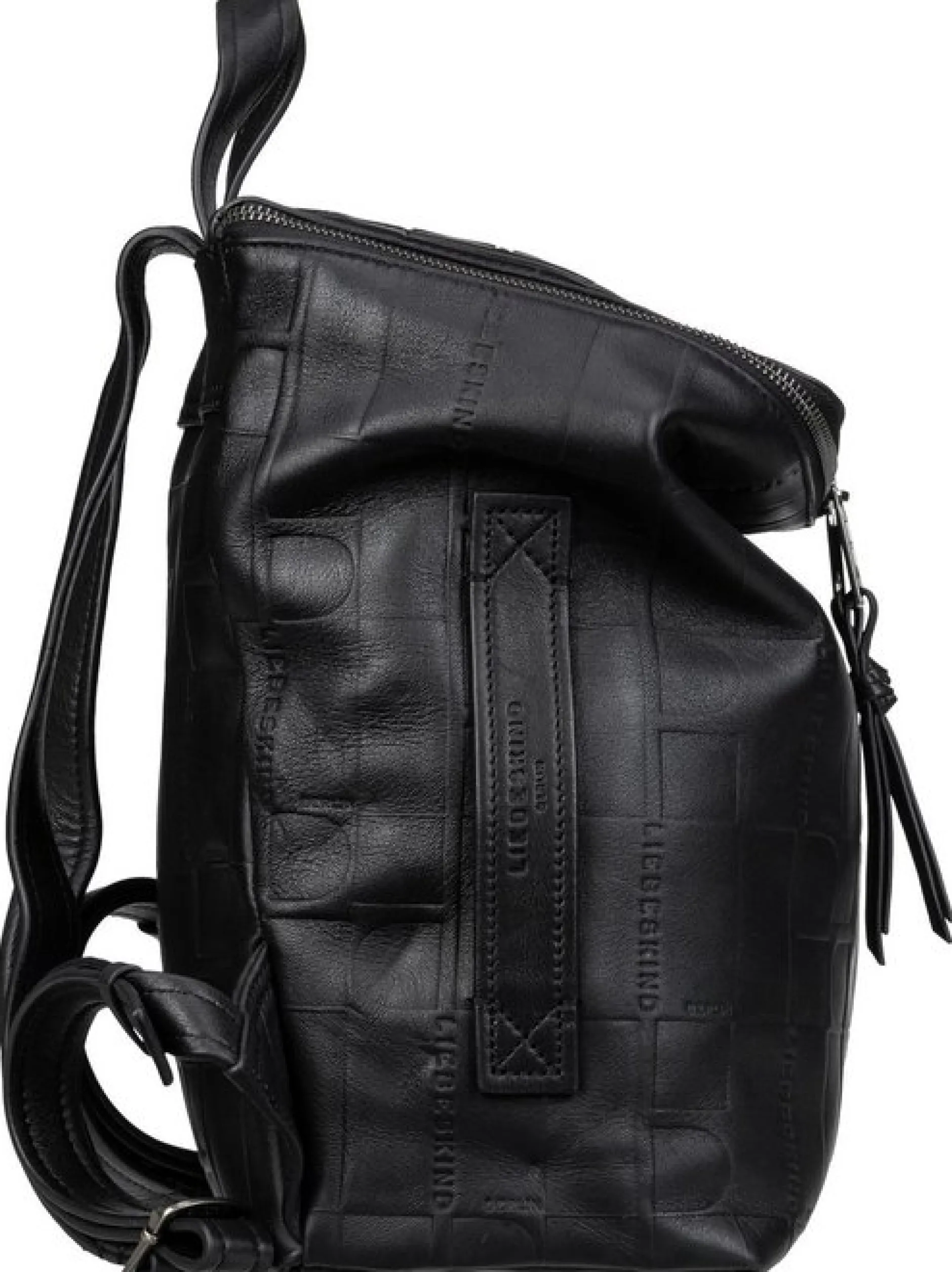 Liebeskind Berlin Damen Rucksack - Hera Monogramm in schwarz