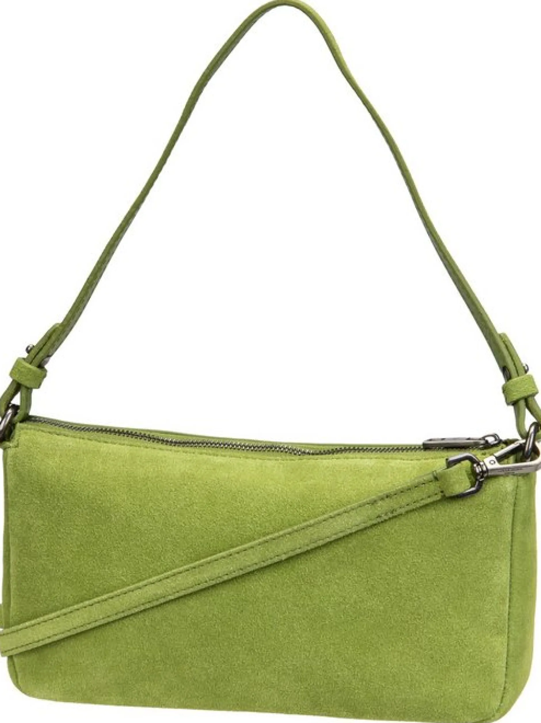 Liebeskind Berlin Damen Schultertasche - Ryker Crossbody S Hydro Suede in grün