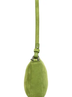 Liebeskind Berlin Damen Schultertasche - Ryker Crossbody S Hydro Suede in grün