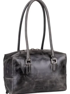 Liebeskind Berlin Damen Schultertasche - Kayla Archive Lack S in grau