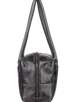 Liebeskind Berlin Damen Schultertasche - Kayla Archive Lack S in grau