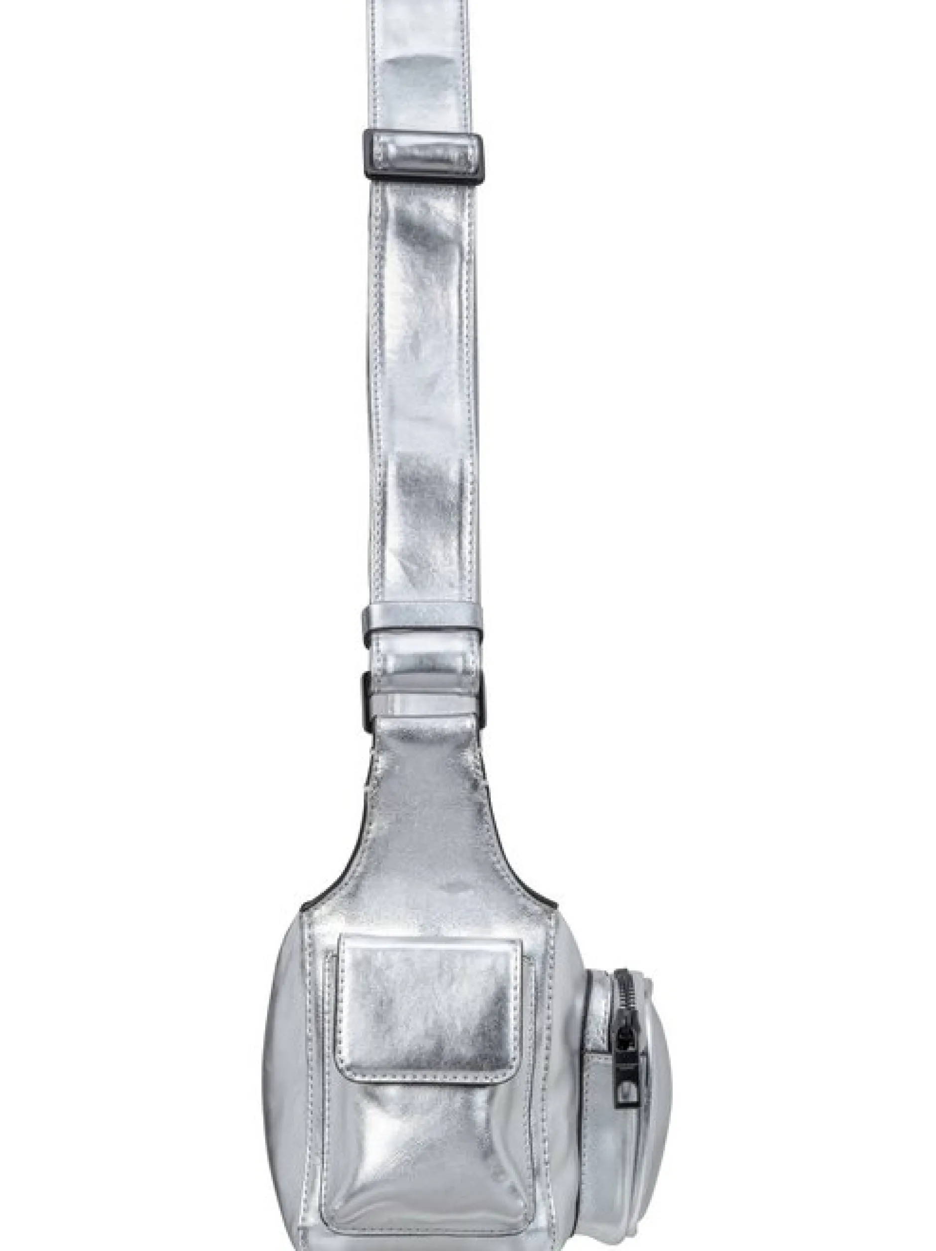 Liebeskind Berlin Damen Schultertasche - Lila Silver S in silber