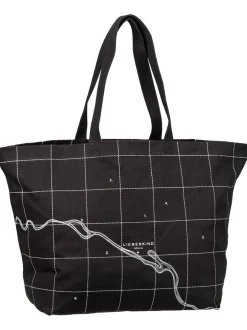 Liebeskind Berlin Damen Shopper - Canvas XL in schwarz