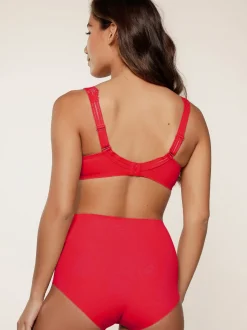 LingaDore Damen 2er-Pack Taillenslips DAILY in rot