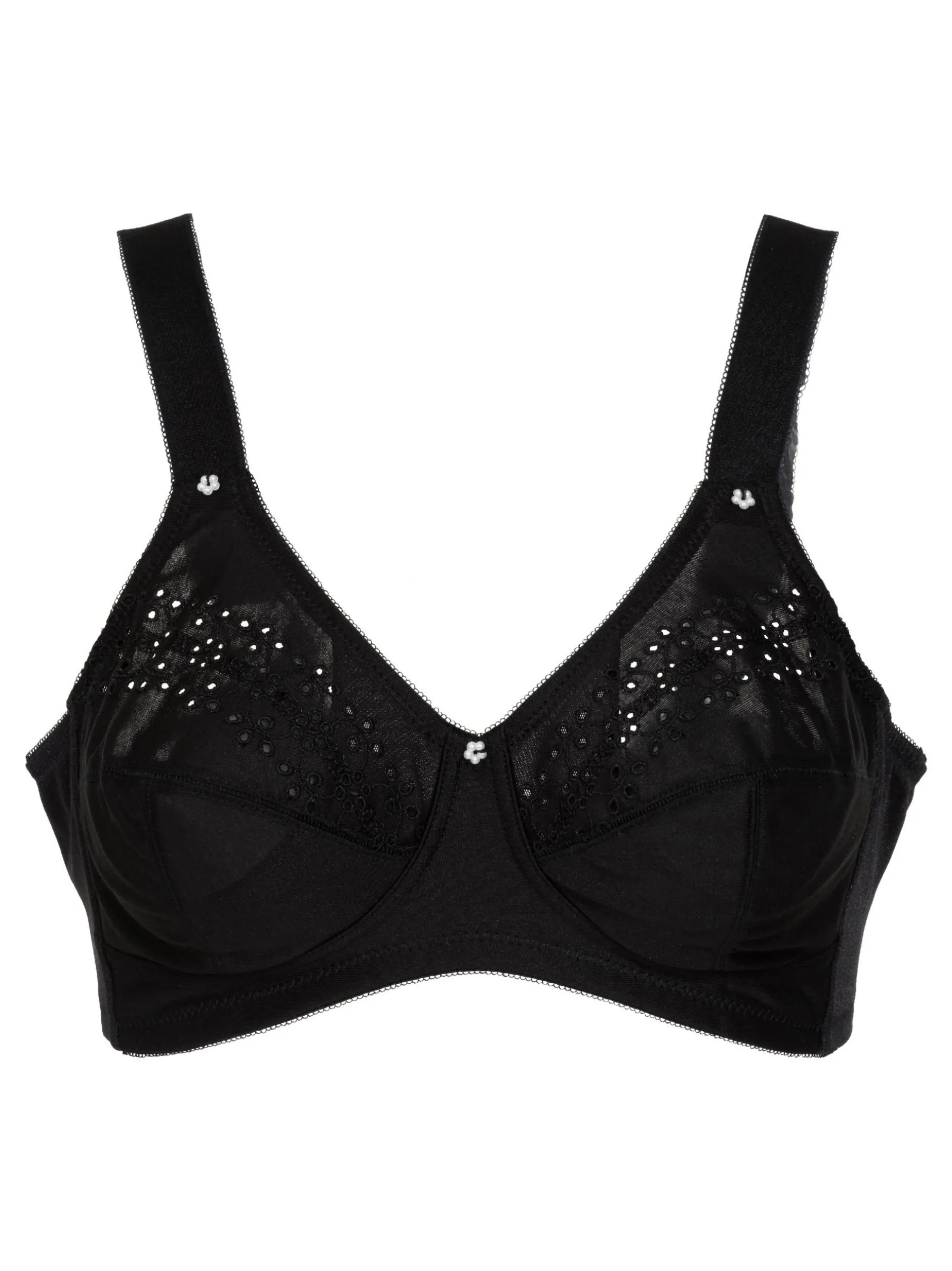 LingaDore Damen ohne Bügel BH in schwarz