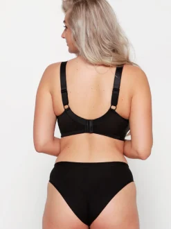 LingaDore Damen ohne Bügel BH in schwarz