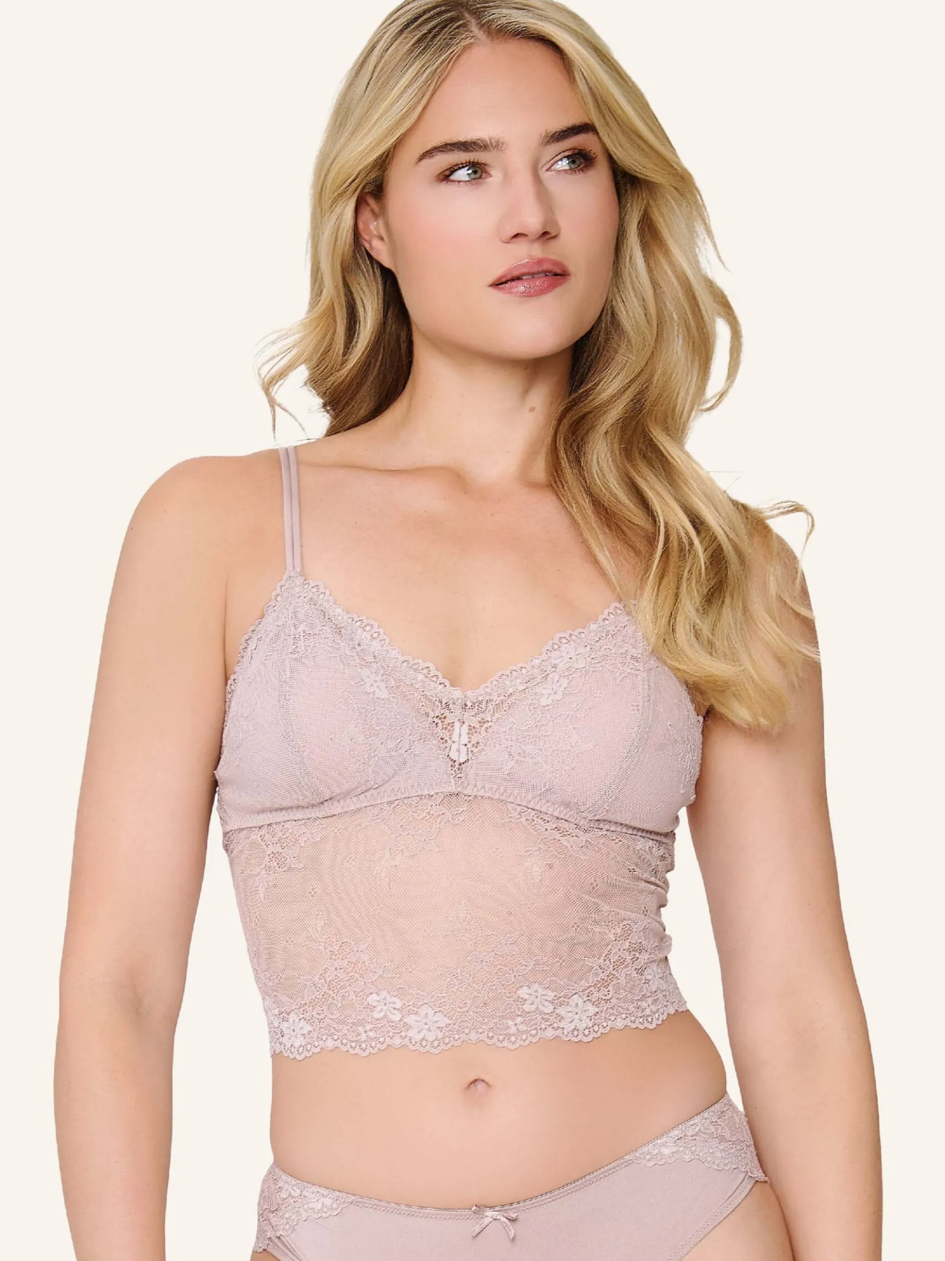 LingaDore Damen Top in hellgrau