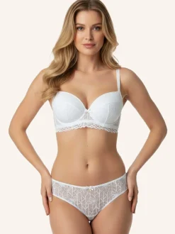 LingaDore Damen up BH set Push in weiß