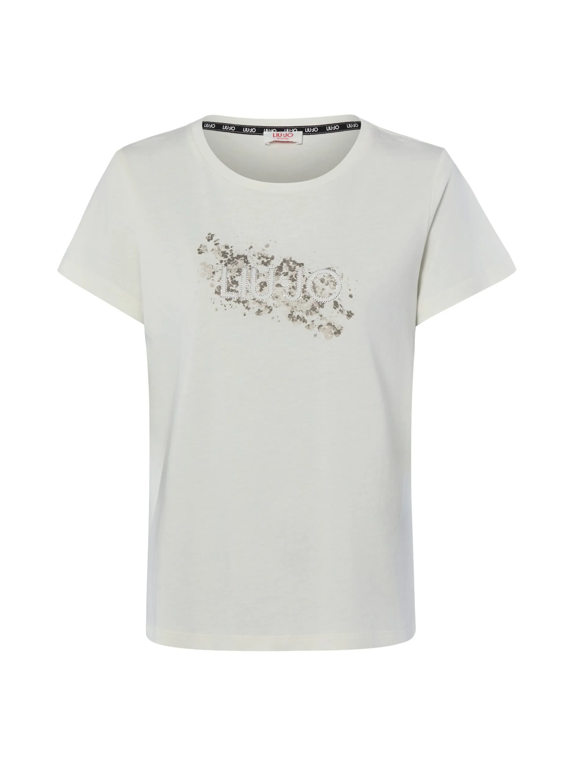 Liu Jo Collection Damen T-Shirt in ecru - Ärmel: kurzarm