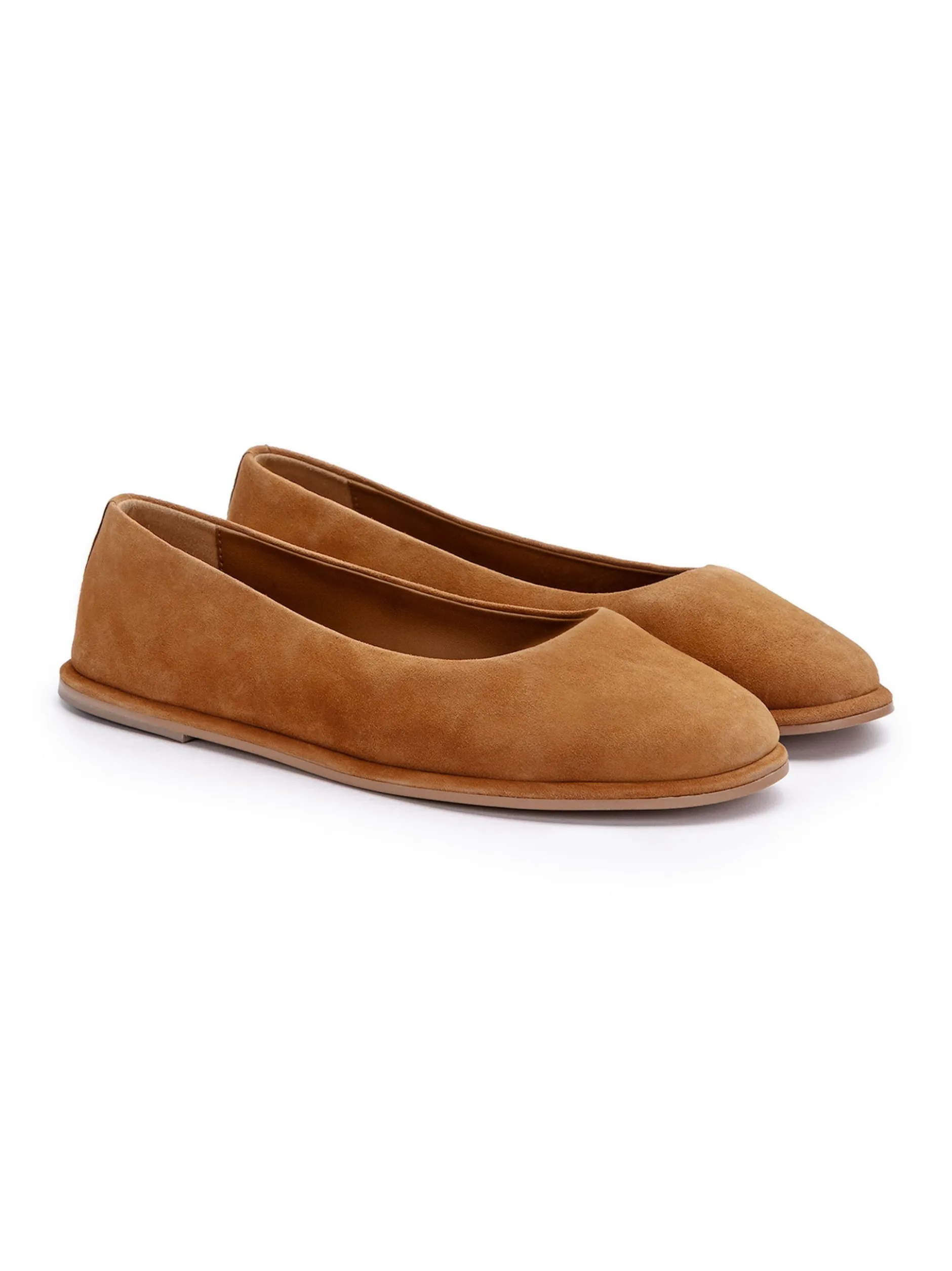 Lloyd Damen Ballerina in cognac - 1,5 cm Absatz