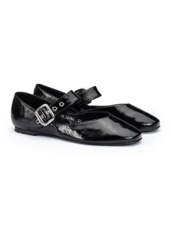 Lloyd Damen Bootsschuhe in schwarz - 0,5 cm Absatz