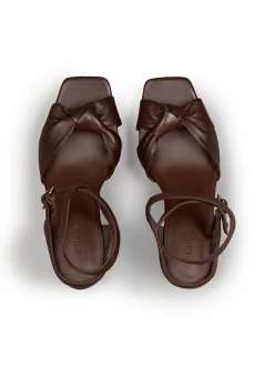Lloyd Damen Sandale in cognac - 9,5 cm Absatz