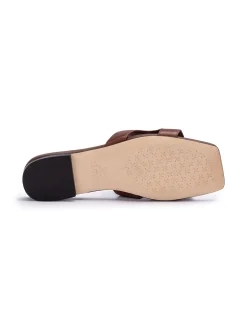 Lloyd Damen Sandale in cognac - 0,5 cm Absatz