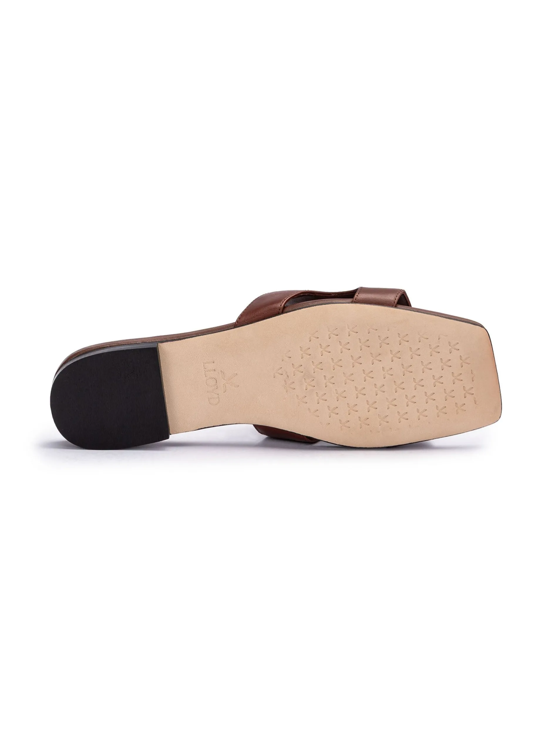 Lloyd Damen Sandale in cognac - 0,5 cm Absatz