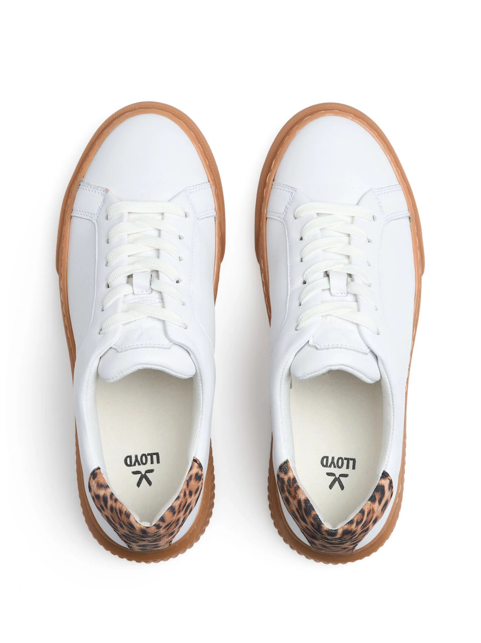 Lloyd Damen Sneaker in weiß - 1,0 cm Absatz