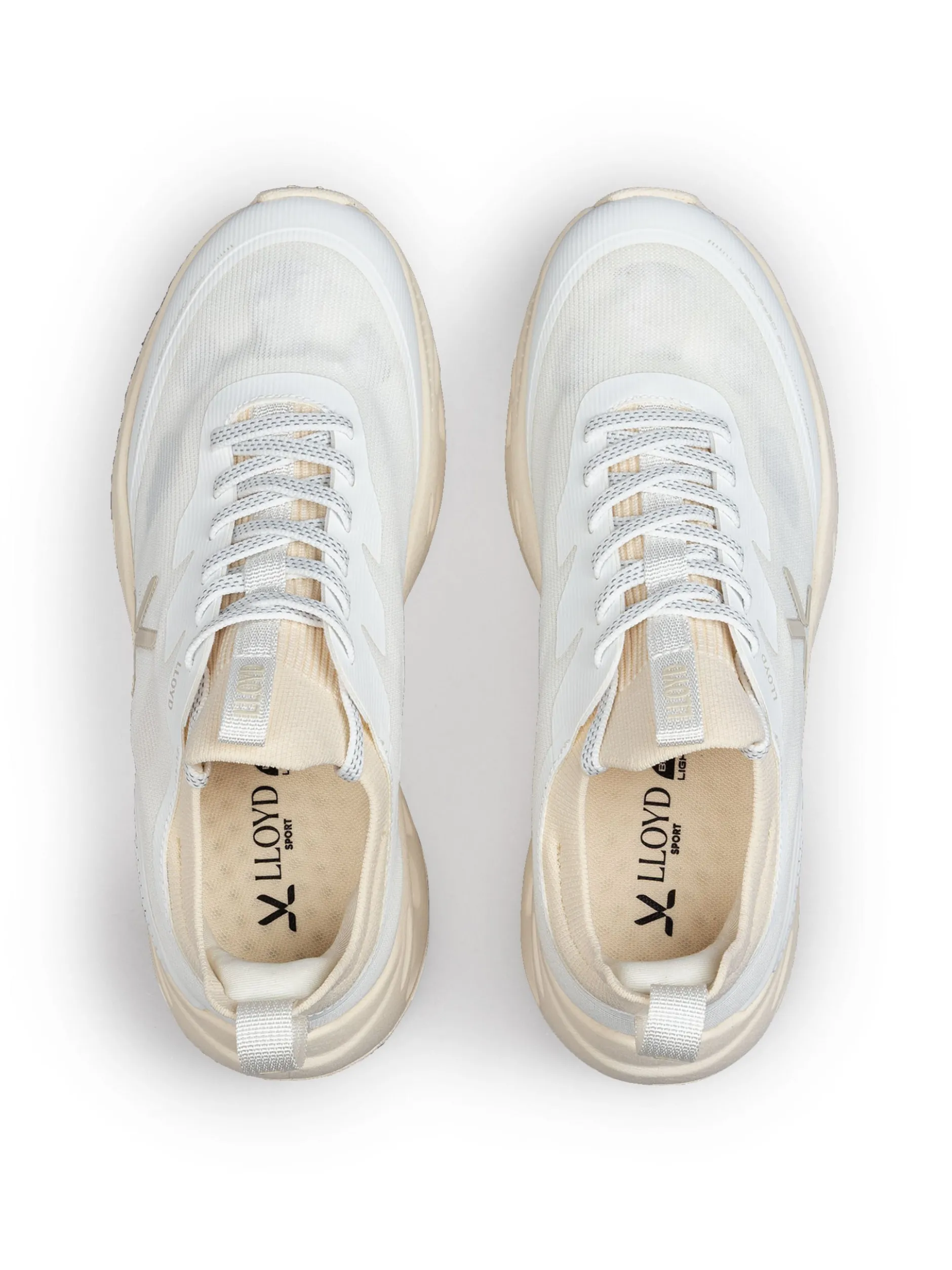 Lloyd Damen Sneaker in weiß - 2,0 cm Absatz