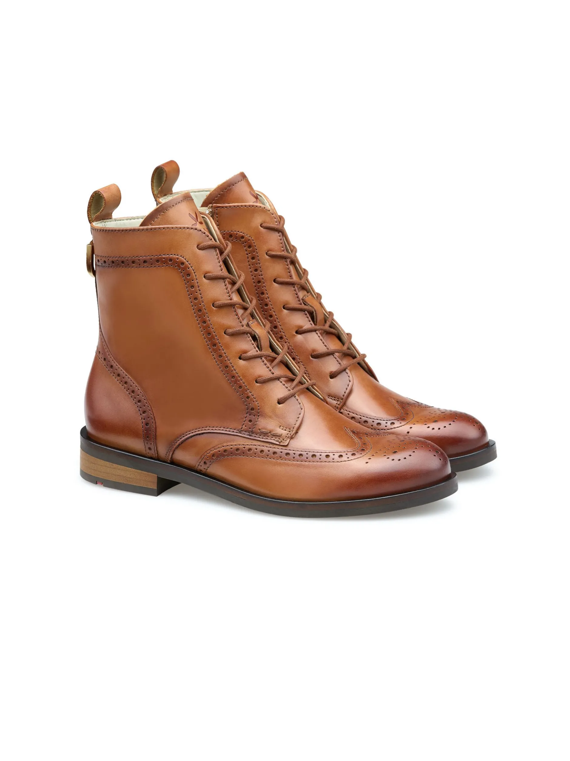 Lloyd Damen Stiefelette in cognac - 1,5 cm Absatz