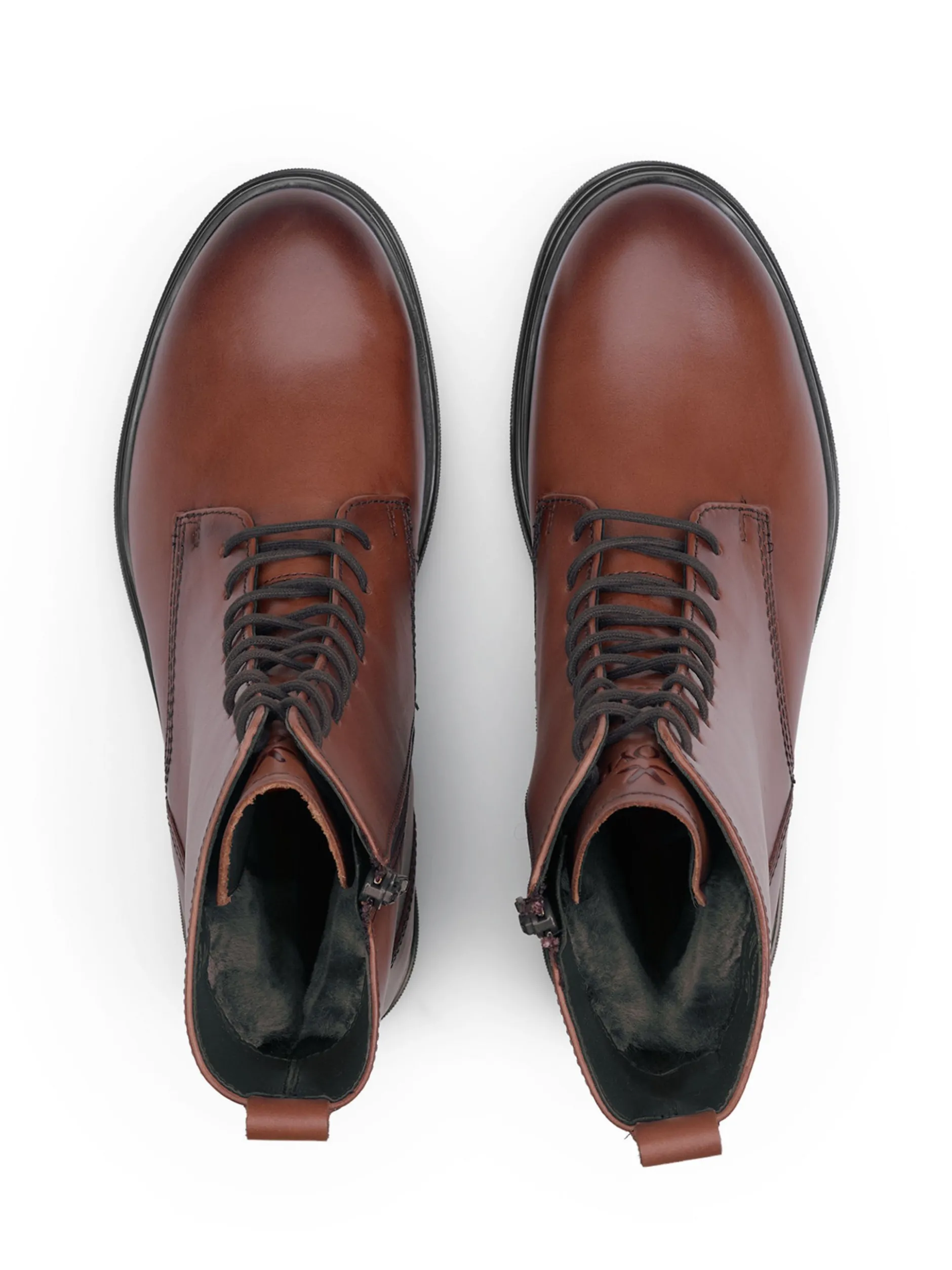 Lloyd Damen Stiefelette in cognac - 1,5 cm Absatz