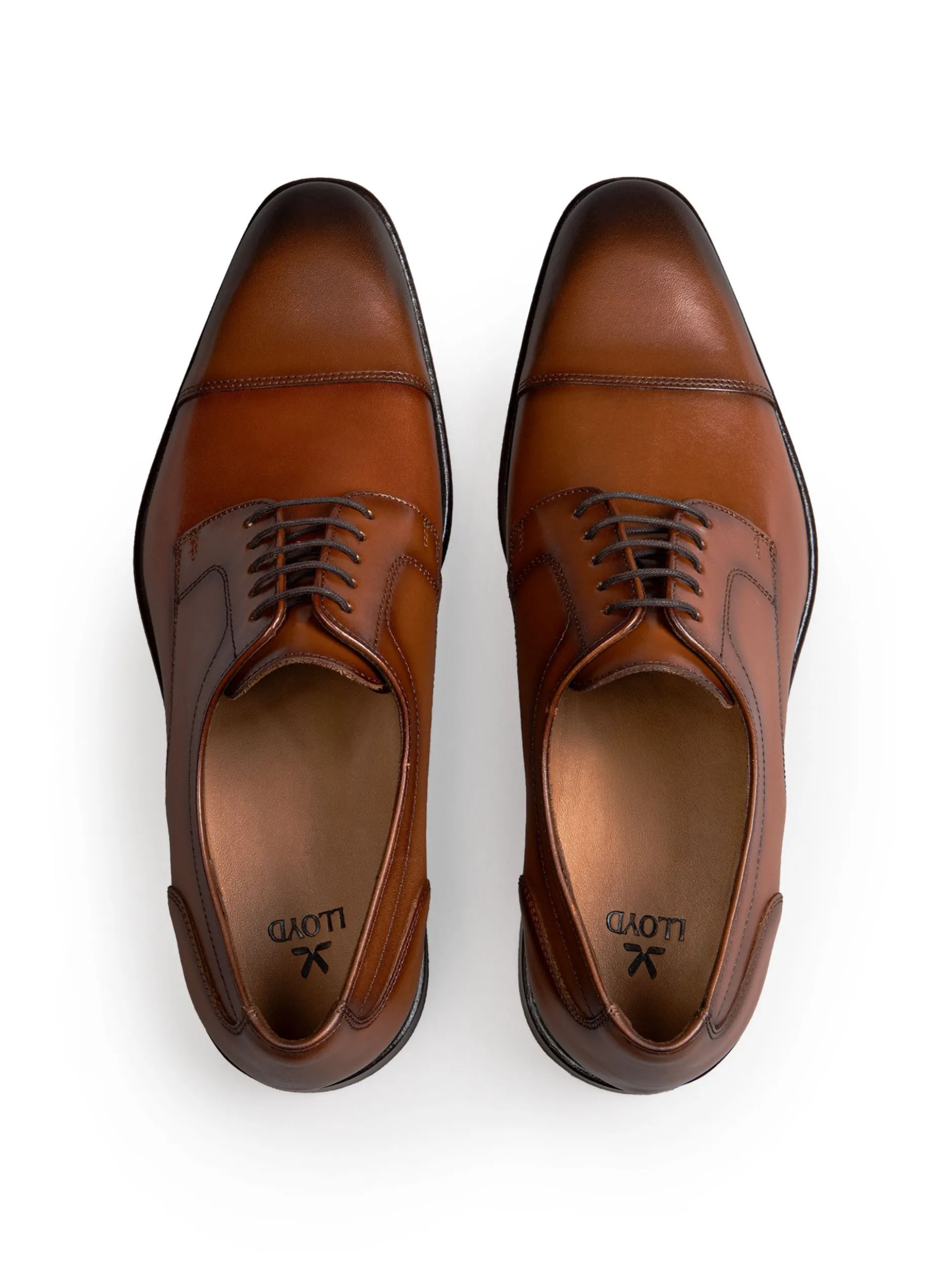 Lloyd Herren Schnürschuh - LENO 120 in cognac