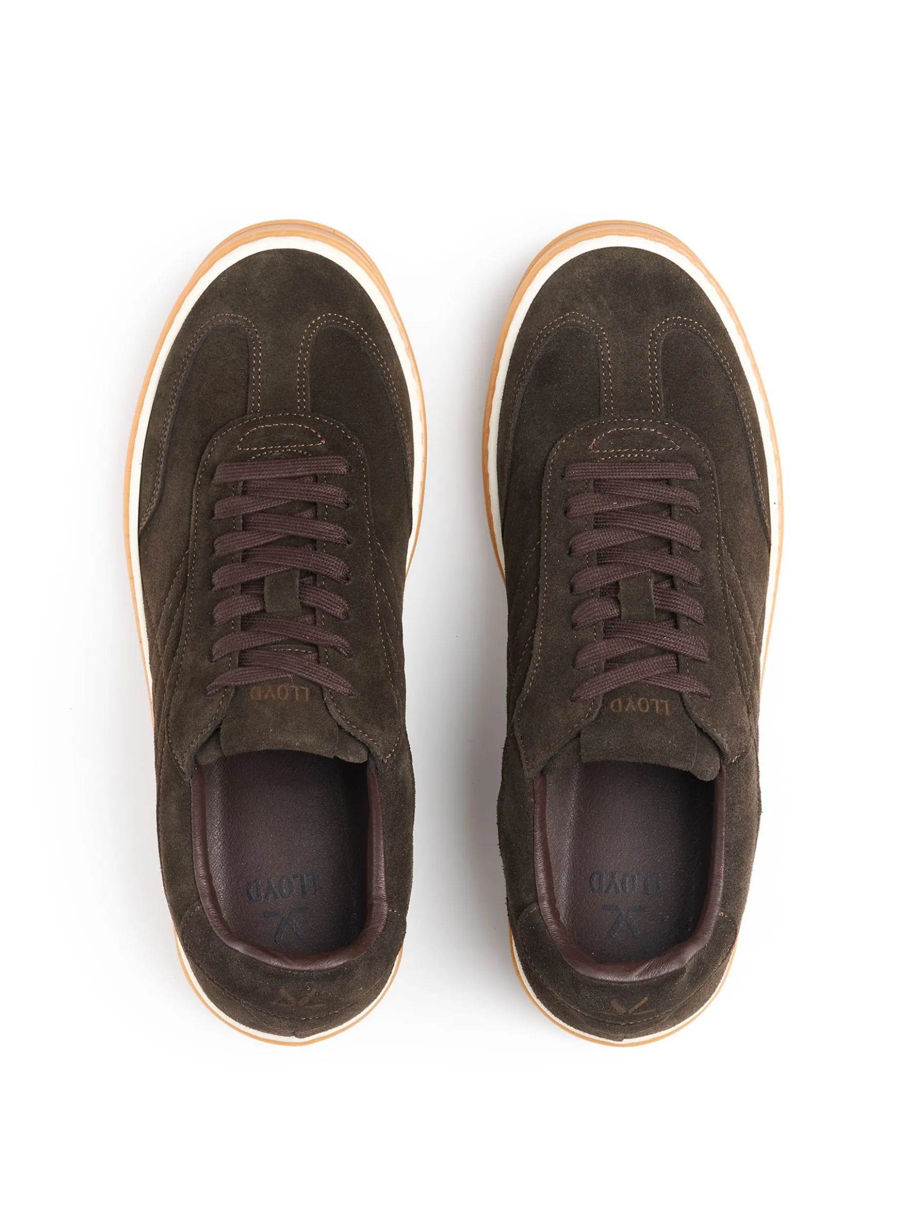 Lloyd Herren Sneaker - BEAT in braun - 0 cm Absatz