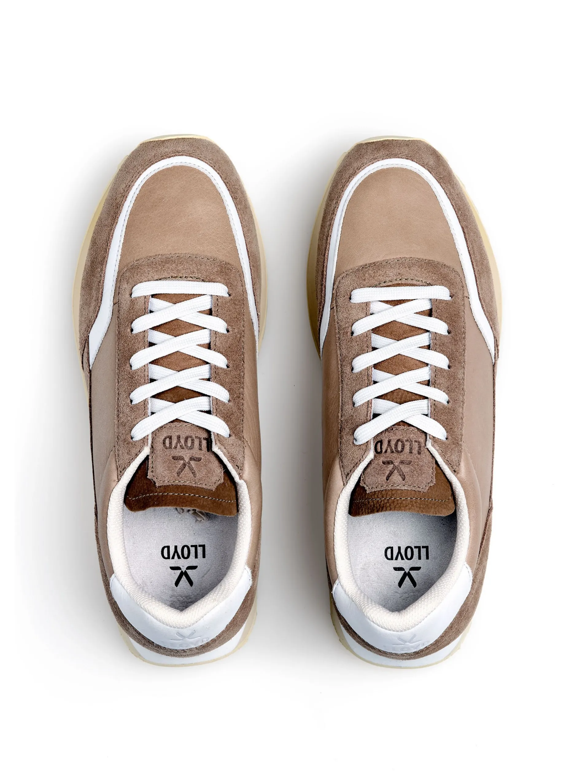 Lloyd Herren Sneaker - BLAZE in beige - 0 cm Absatz