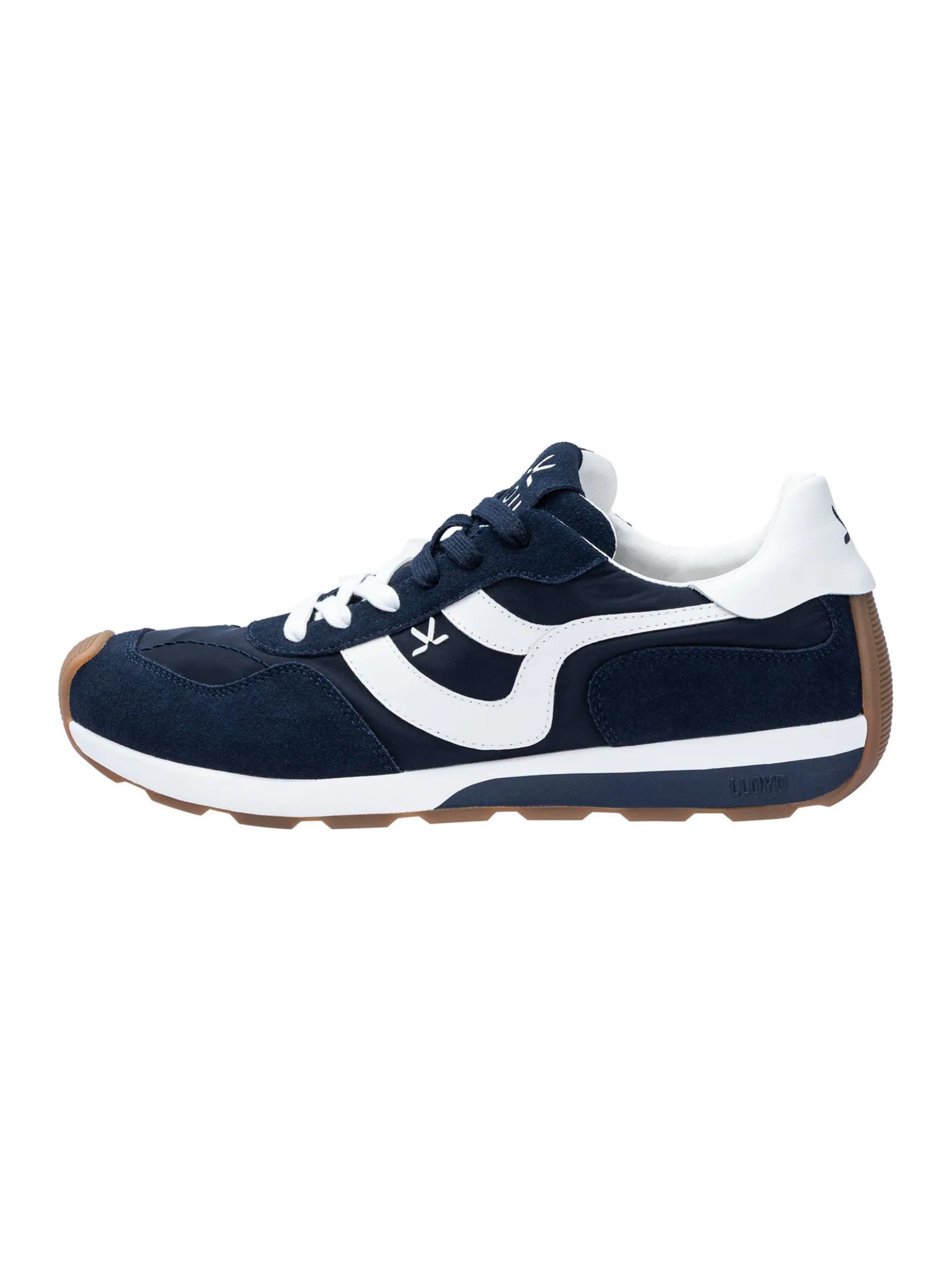 Lloyd Herren Sneaker - STRADO in blau weiß - 0 cm Absatz