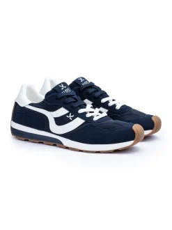 Lloyd Herren Sneaker - STRADO in blau weiß - 0 cm Absatz